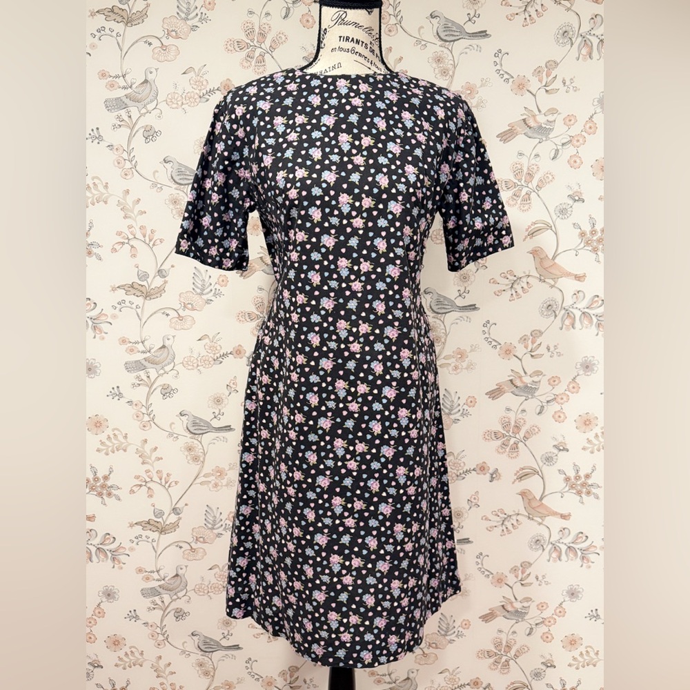Vintage 1950s Novelty Print Shift